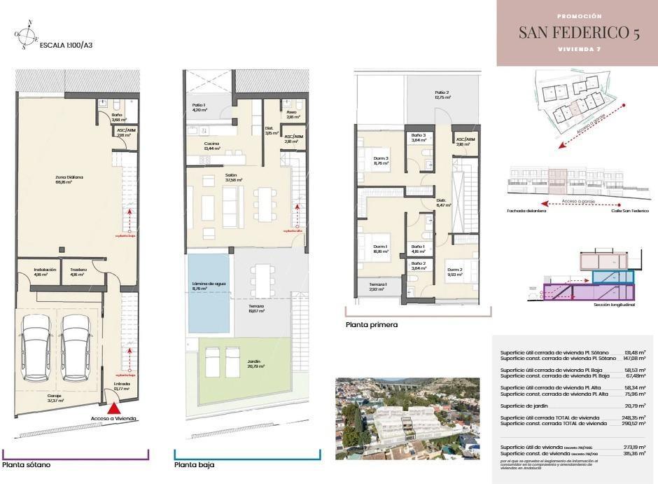 Townhouse Terraced in Pedregalejo